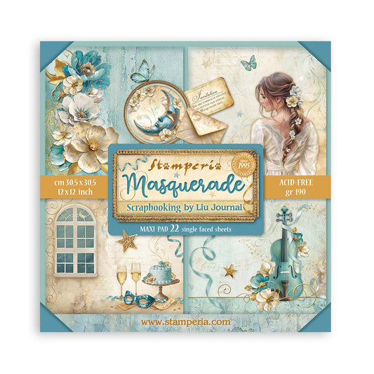 Stamperia Masquerade 12 x 12 Maxi Pack