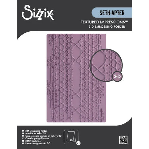 Sizzix Textured Impressions 3D Embossing Folder Magic Mesh