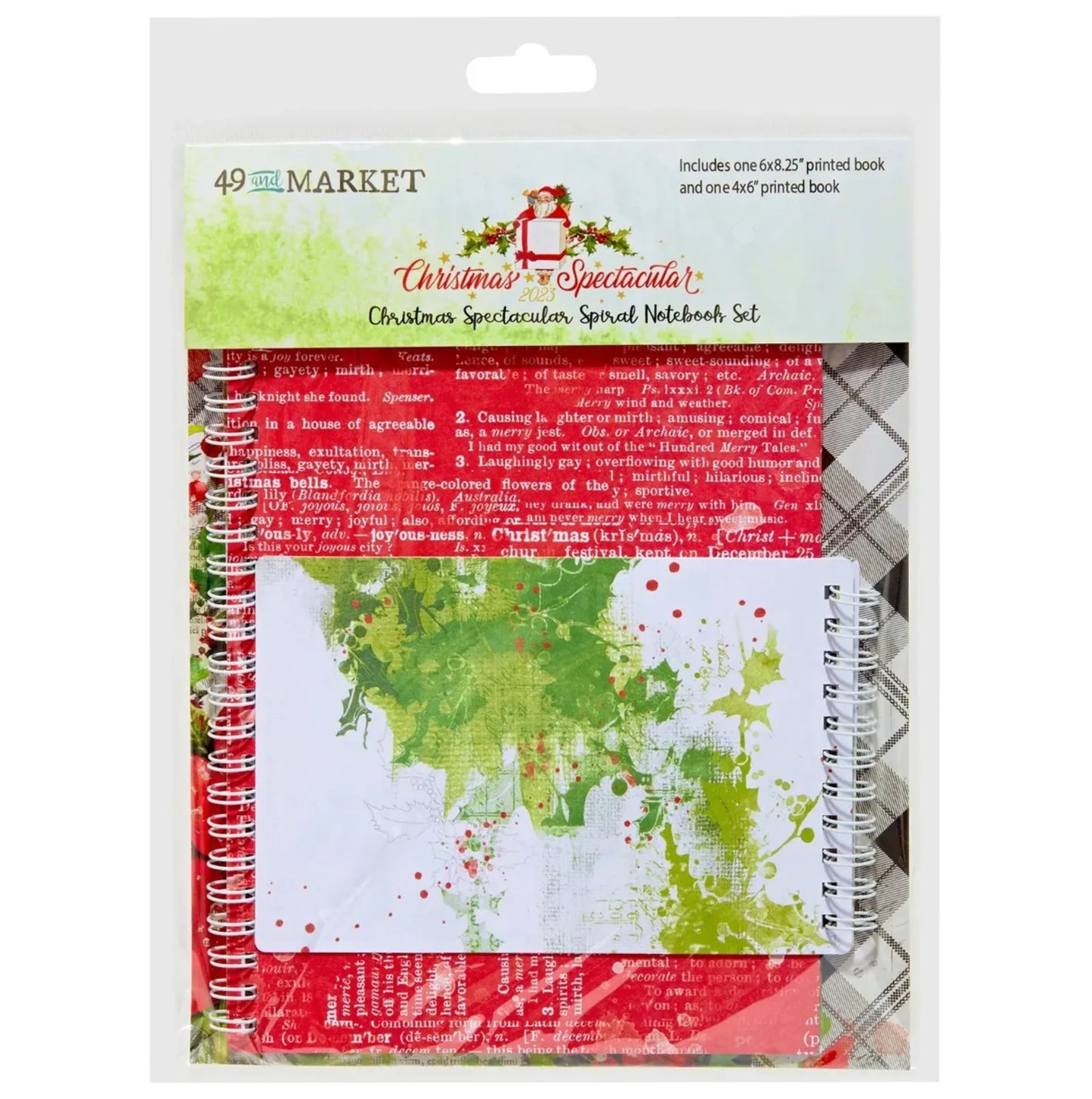 49 and Market Christmas Spectacular Spiral Notebook Set