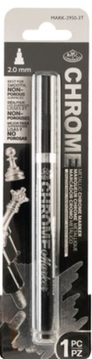 Royal & Langnickel Acrylic Chrome Marker Silver 2.0mm