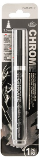 Royal & Langnickel Acrylic Chrome Marker Silver 3.0mm