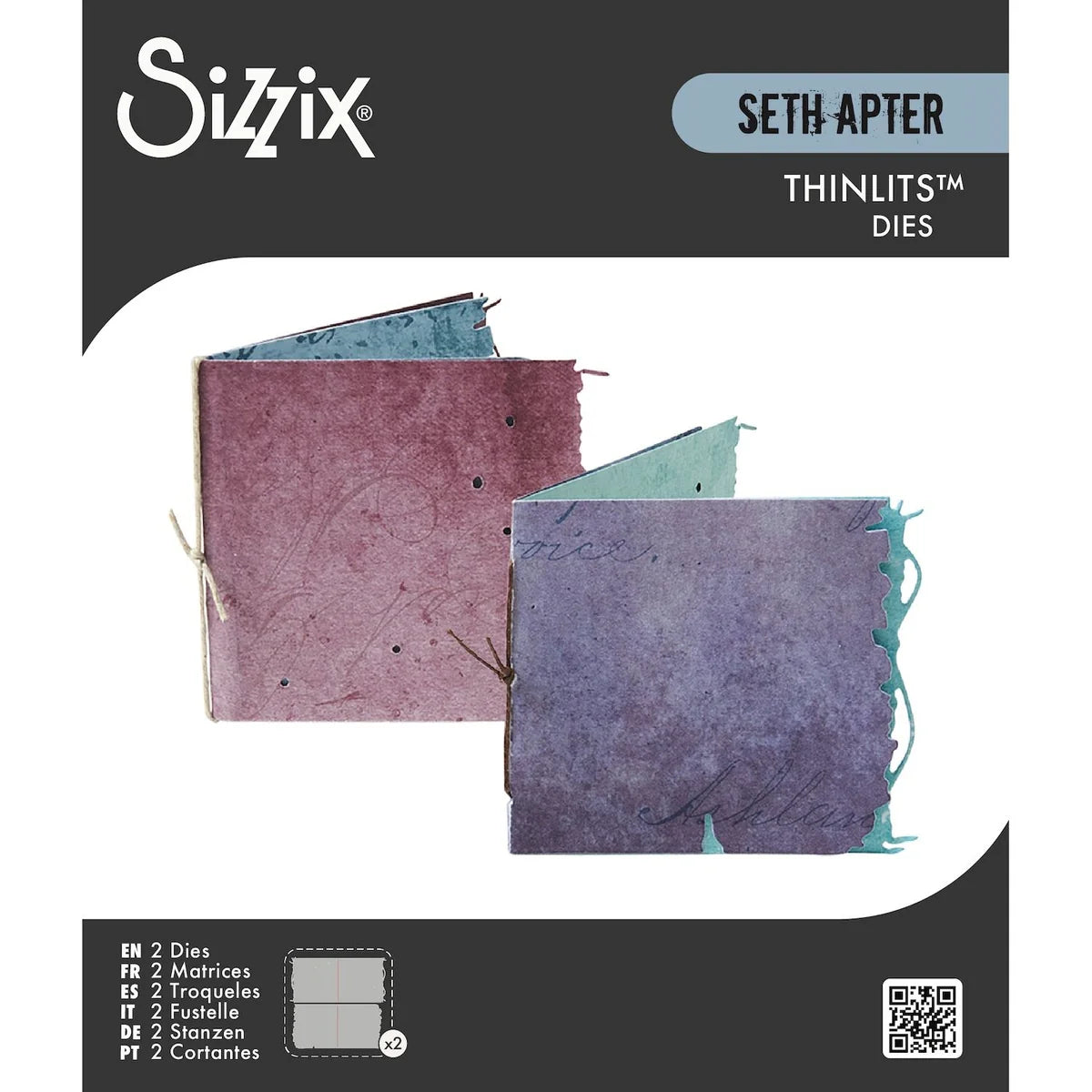 Sizzix Thinlits Dies 2 pk Mini Page Duo