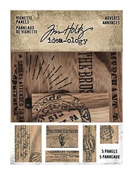 Tim Holtz Vignette Panels Adverts
