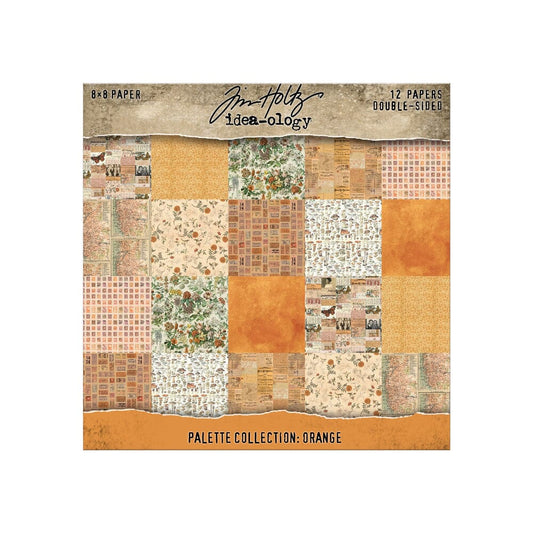 Tim Holtz Palette Collection Orange 8 x 8