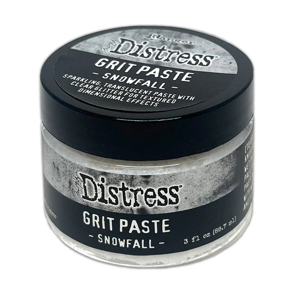 Tim Holtz Distress Grit Paste Snowfall 3oz