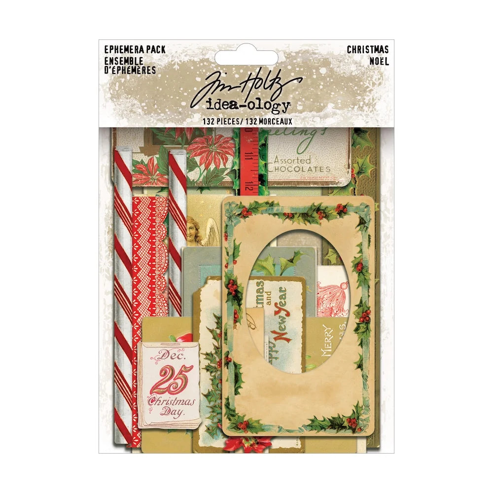 Tim Holtz Ephemera Pack Christmas