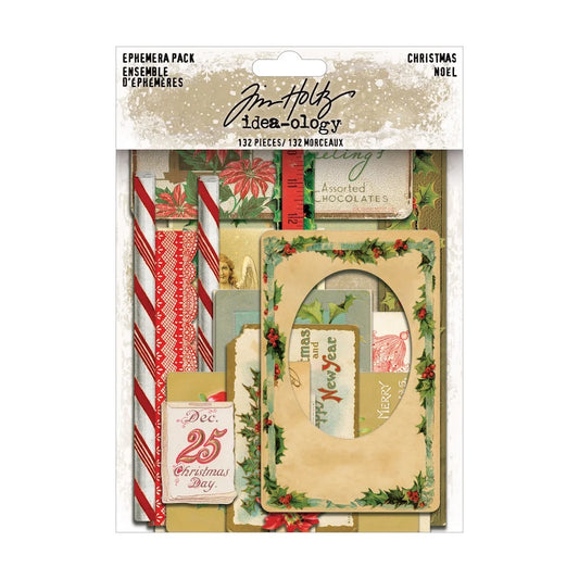 Tim Holtz Ephemera Pack Christmas