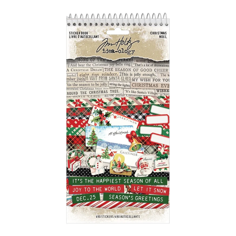 Tim Holtz Sticker Book Christmas