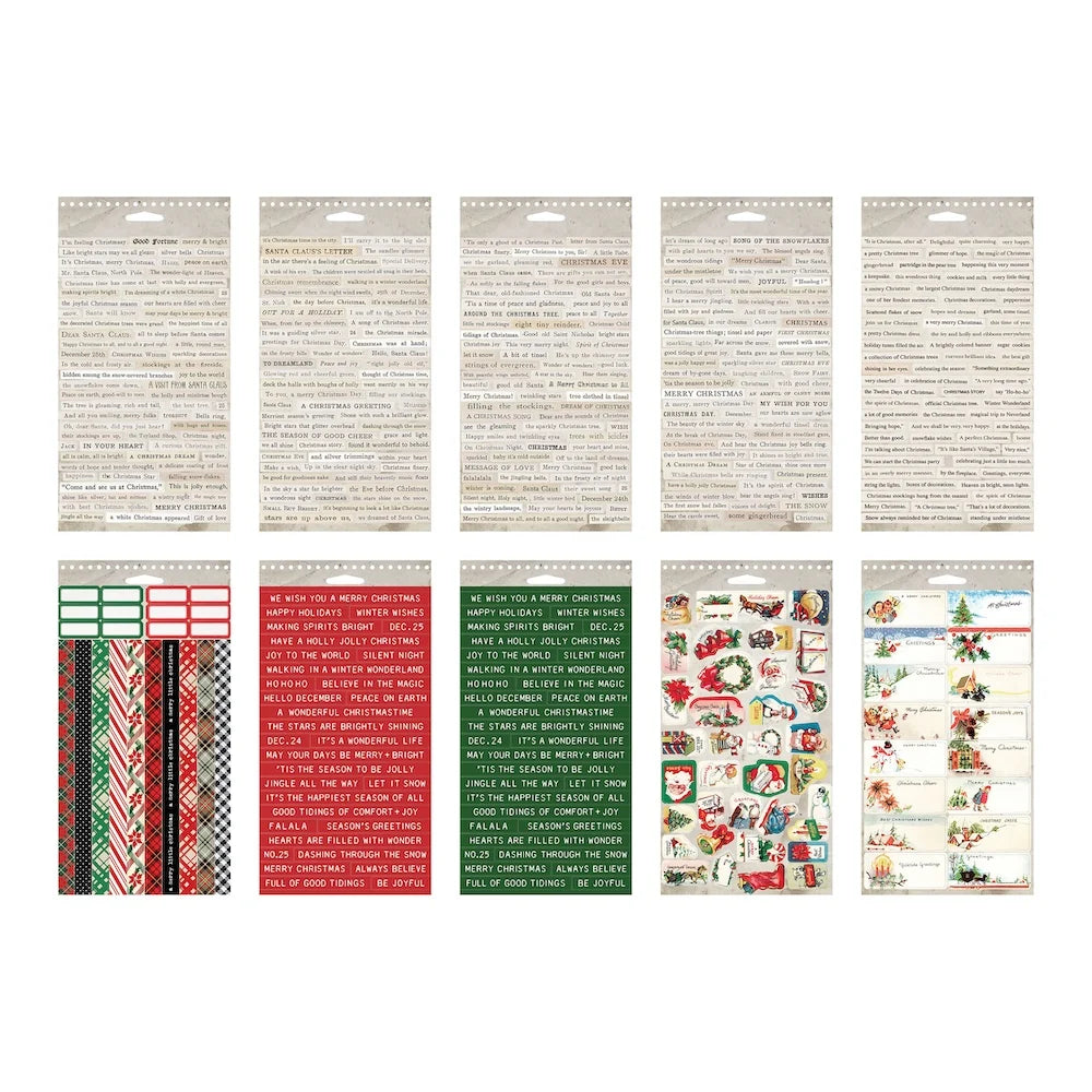 Tim Holtz Sticker Book Christmas
