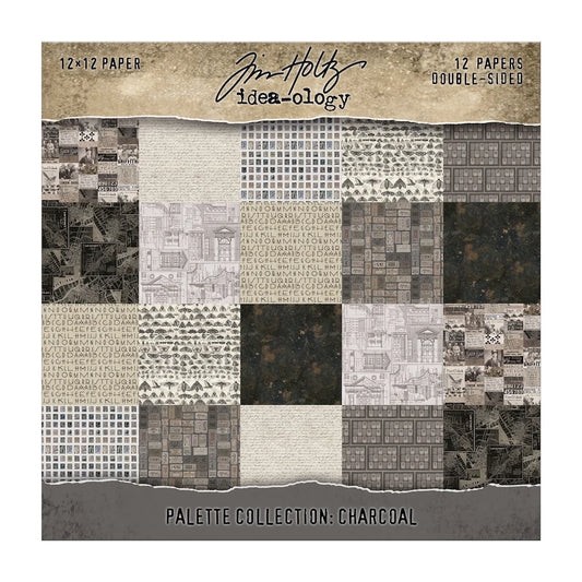 Tim Holtz Palette Collection Charcoal 12 x 12