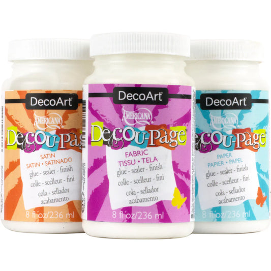 DECOART DECOUPAGE GLUE MATTE 8OZ