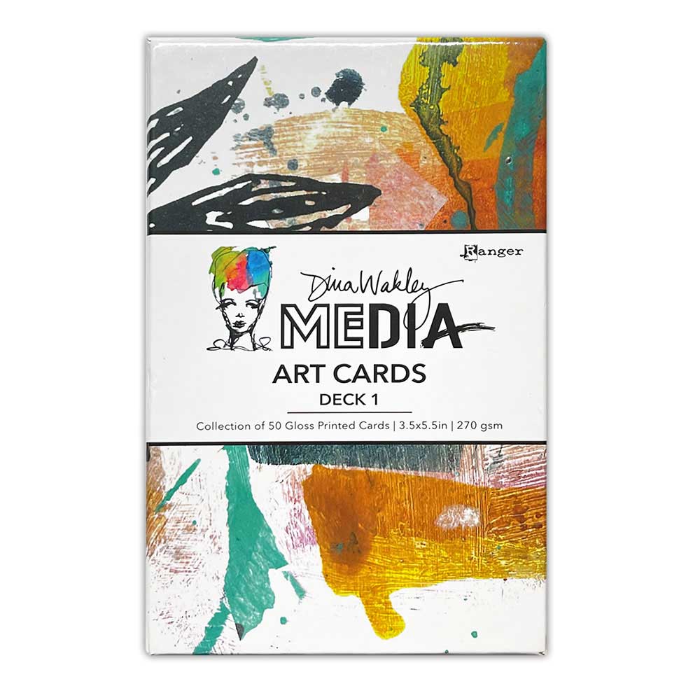Dina Wakley Media Art Cards Deck 1