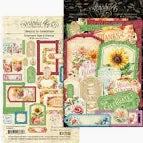 Graphic45 Season To Celebrate Chipboard Tags & Frames