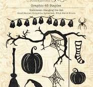 Graphic45 Halloween Hanging Die Set