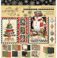 Graphic45 Merry-ful Greetings 8 x 8 Collection Pack