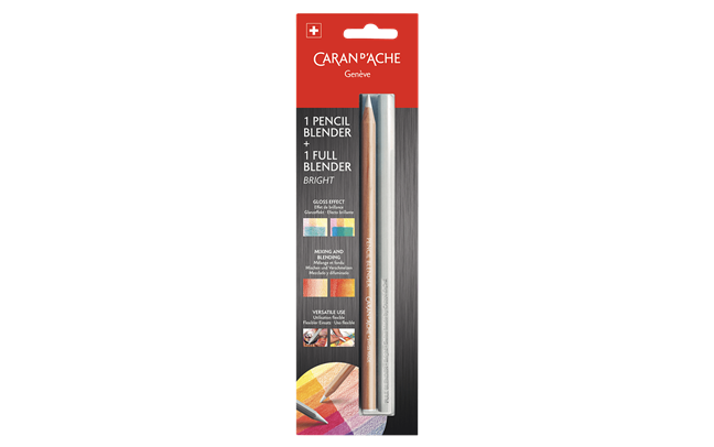 CARAN DACHE FULL BLENDER BRIGHT 2 PACK BLISTER