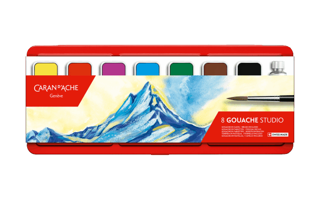 Carand'ache 8 Gouache Studio