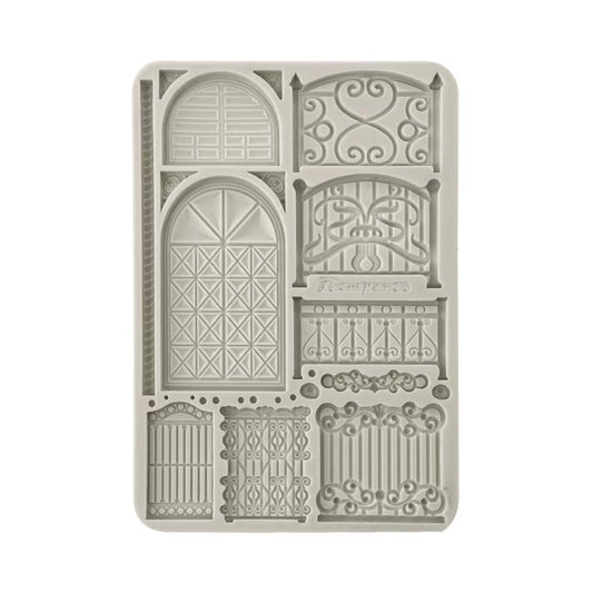 Stamperia Silicone Mold Fences and Doors