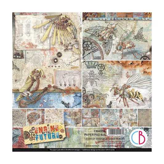 Ciao Bella Engine of the Future 8 x 8 Paper Pad
