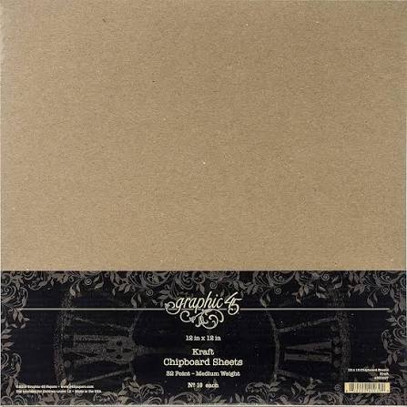 Graphic45 Kraft Chipboard Sheets