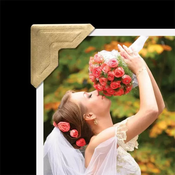 LINECO Photo Corners Gold