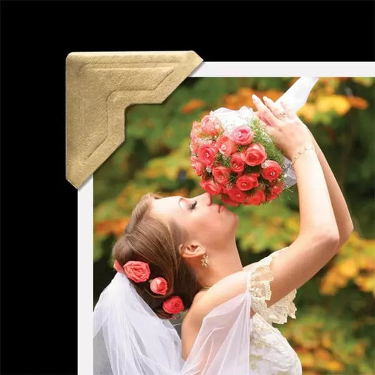 LINECO Photo Corners Gold
