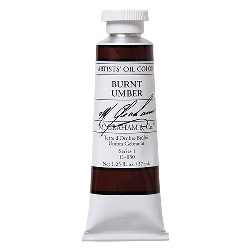 M Graham Artists Oil Color Burnt Umber 37 ml