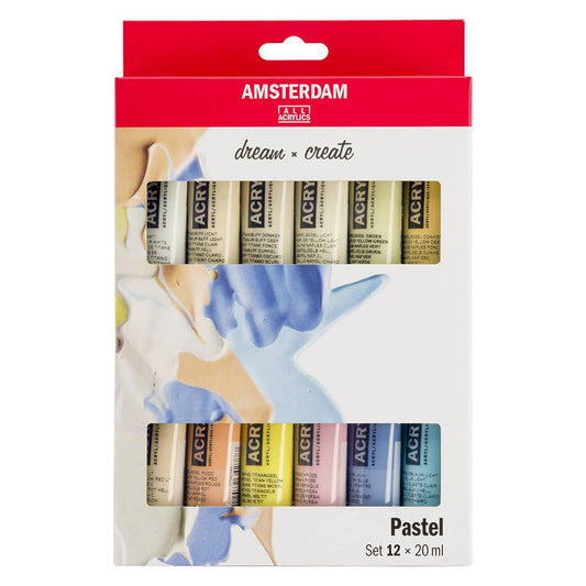 Amsterdam Acrylics Pastel Color Set 12x20ml