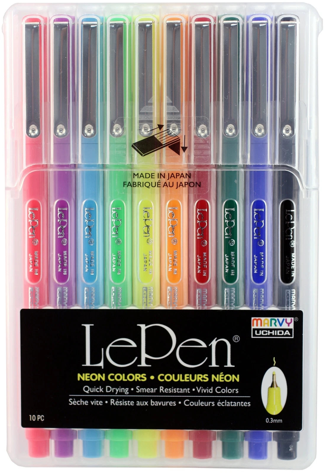 LePen Neon Colors Set 10 pk