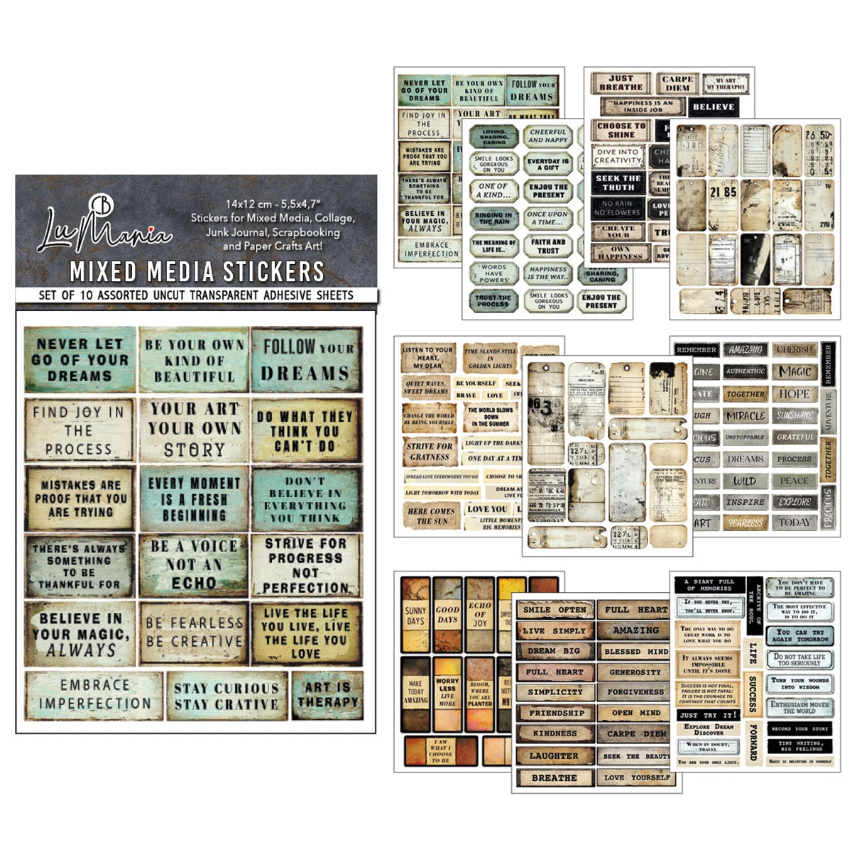 Ciao Bella Mixed Media Stickers