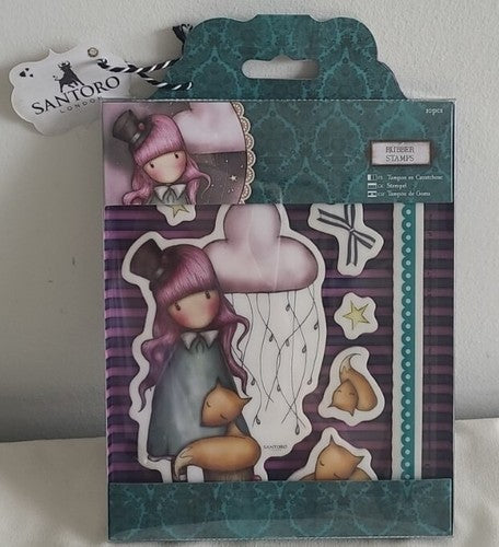 Santoro Large Rubber Stamps The Dreamer