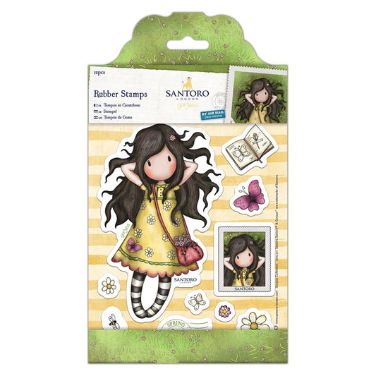 Santoro Rubber Stamps Spring At Last