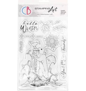 Ciao Bella Hello Winter Stamp Set