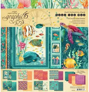 Graphic45 Seas the Day 8 x 8 Collection Pack