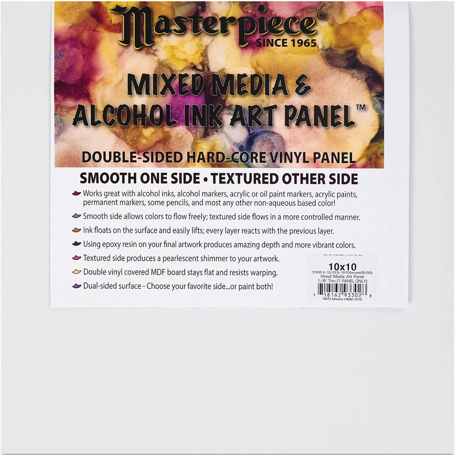 Masterpiece Mixed Media &  Alcohol Ink Art Panel