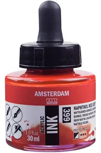 Amsterdam Naphthol Red Deep Acrylic Ink