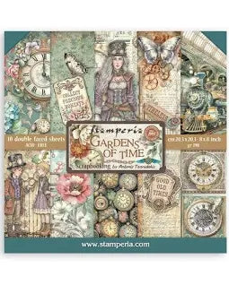 Stamperia Gardens of Time 8 x 8