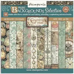 Stamperia Background Selection Gardens of Time 12 x 12