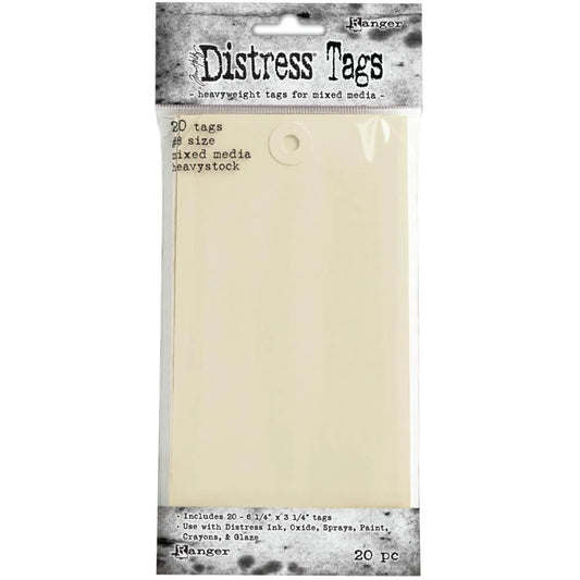 Tim Holtz Distress Mixed Media Heavystock Tags #8 Size