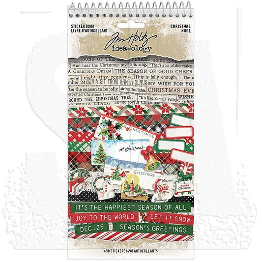 Tim Holtz Sticker Book Christmas