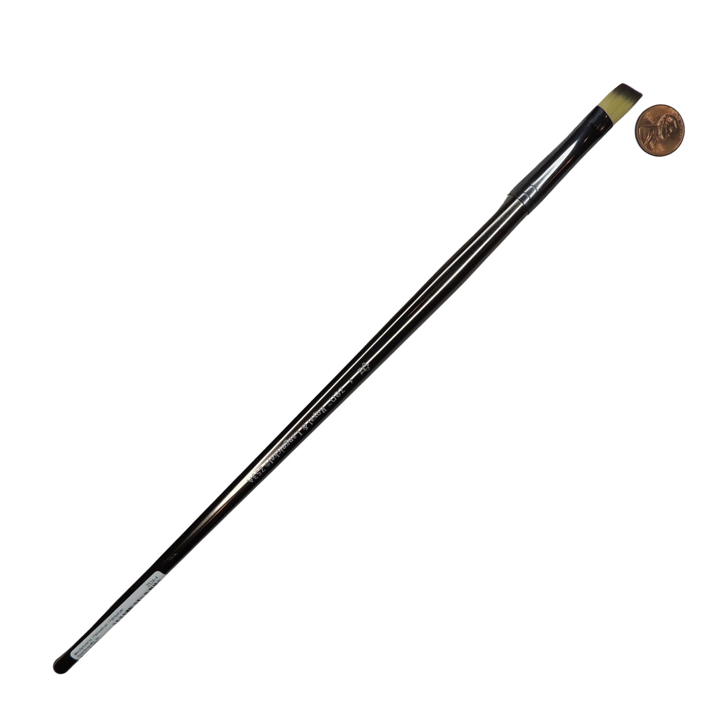 ZEN ACRYLIC SYNTHETIC BRISTLE LONG HANDLE BRUSH ANGULAR 4