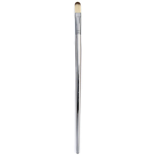 ZEN ACRYLIC SYNTHETIC BRISTLE LONG HANDLE BRUSH FILBERT 2