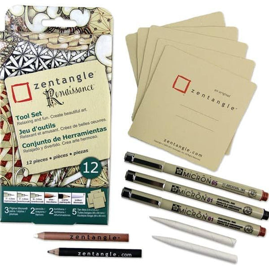 Zentangle Renaissance 12 Pc Tool Set